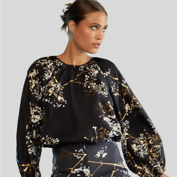 Cynthia Rowley Tops - Cynthia Rowley Alice Silk Blouse